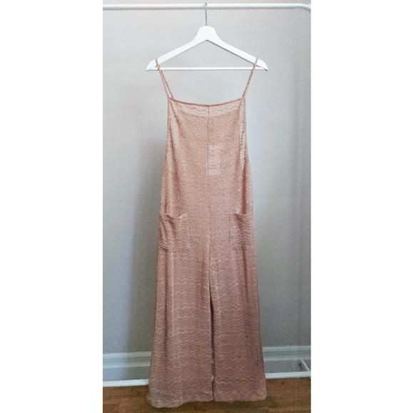 ZARA | NWT Beige Knit Overalls - Picture 1 of 5